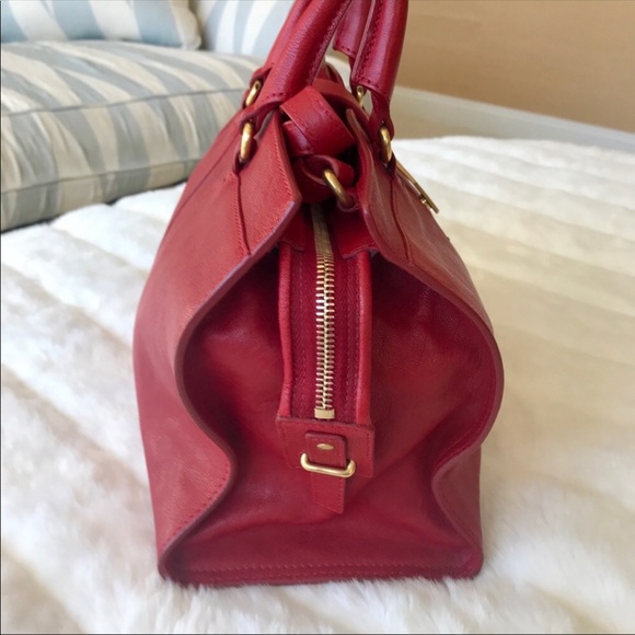 YSL Chyc Mini Ligne Y Leather Satchel - Picture 8 of 8